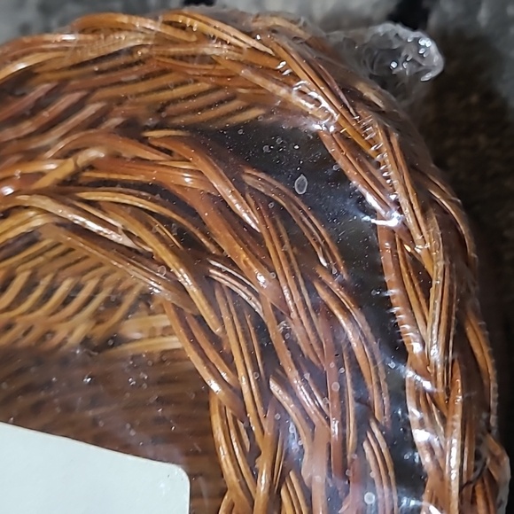 HEART SHAPED 3 NESTING WICKER SNACK BASKETS ❤️ PRICE FIRM - Picture 2 of 7